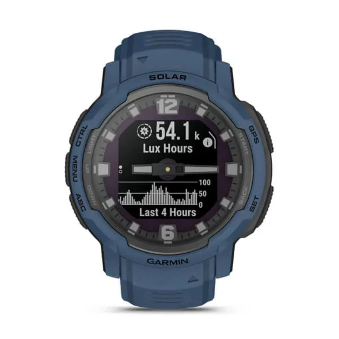 Garmin Instinct Crossover Solar, Tidal Blue, GPS-hybridiälykello 010-02730-02 - Image 2