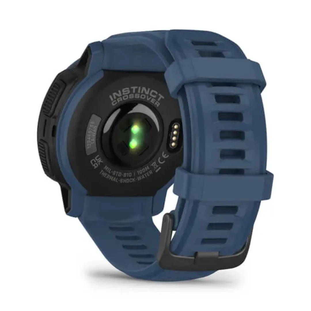 Garmin Instinct Crossover Solar, Tidal Blue, GPS-hybridiälykello 010-02730-02 - Image 5