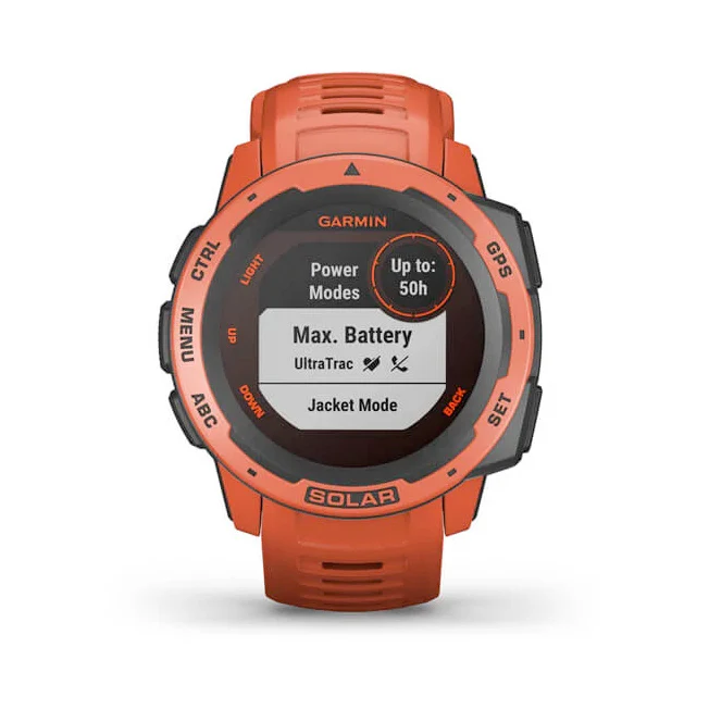 Garmin Instinct Solar Flame Red tulipunainen älykello 010-02293-20 - Image 4