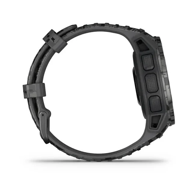 Garmin Instinct Solar Graphite Camo maastokuvio älykello 010-02293-05 - Image 5