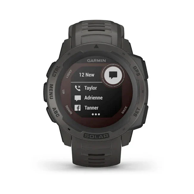 Garmin Instinct Solar Graphite grafiitinharmaa älykello 010-02293-00 - Image 8