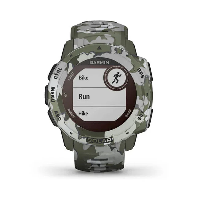 Garmin Instinct Solar Lichen Camo maastokuvio älykello 010-02293-06 - Image 4