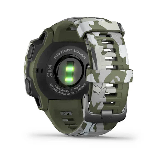 Garmin Instinct Solar Lichen Camo maastokuvio älykello 010-02293-06 - Image 9