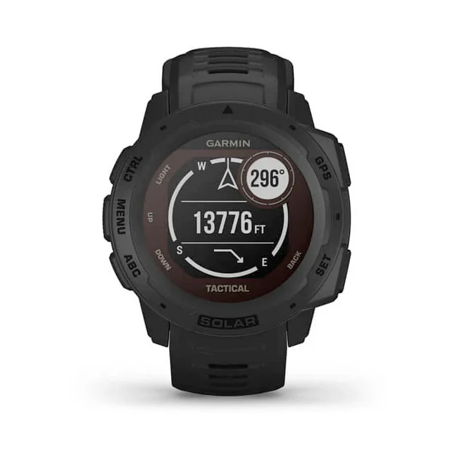 Garmin Instinct Solar Tactical Black musta älykello 010-02293-03 - Image 6