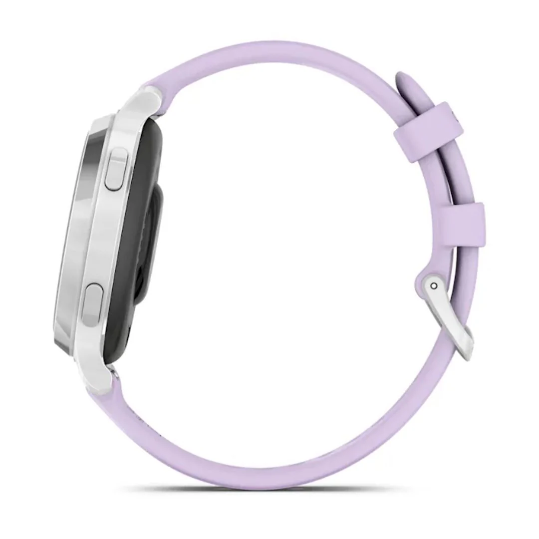 Garmin Lily 2 Active, hopea ja vaaleanvioletti silikonihihna, 010-02891-01 - Image 4