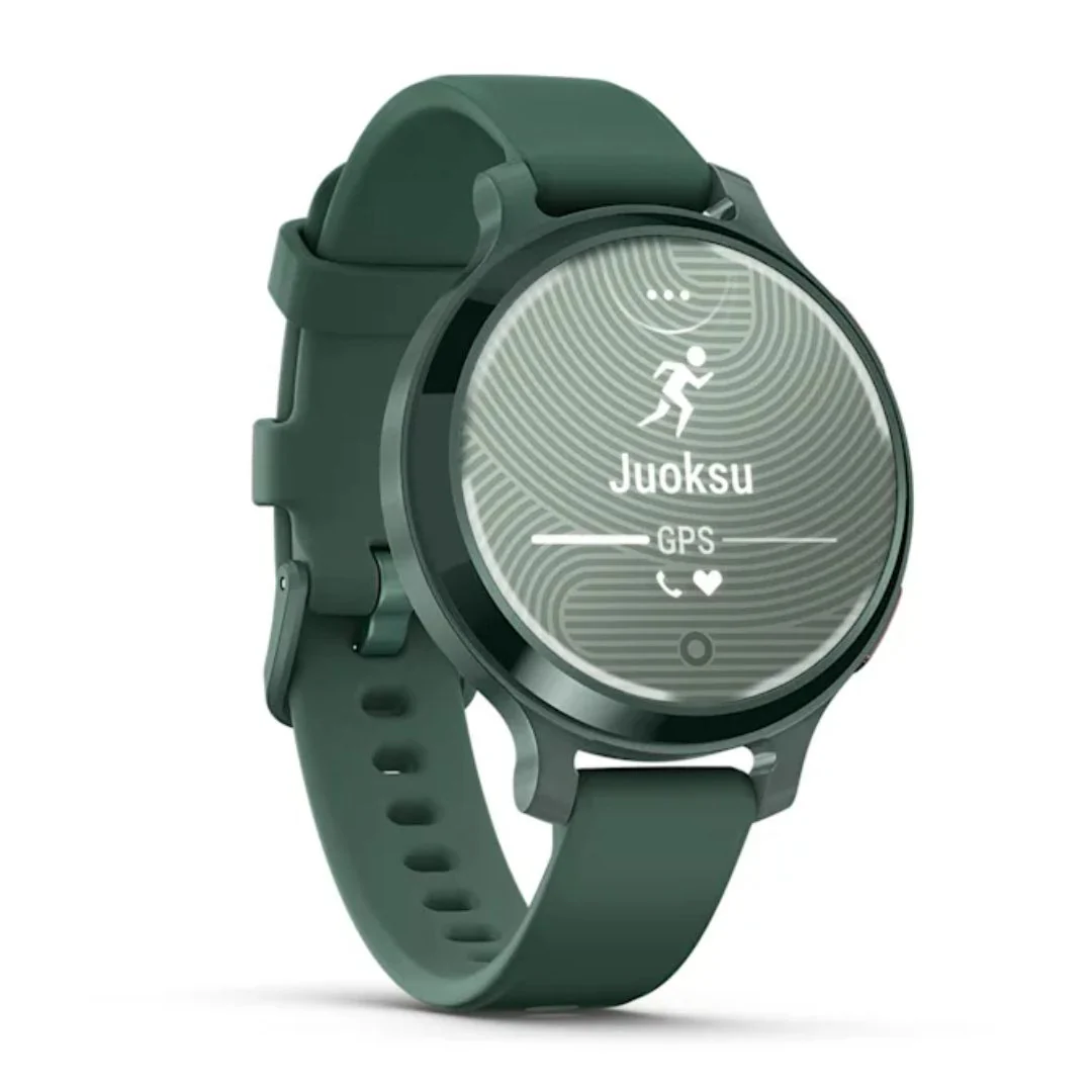 Garmin Lily 2 Active, jaspiksenvihreä kehys ja silikonihihna, 010-02891-02 - Image 3