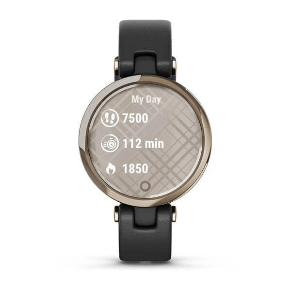 Garmin Lily Classic Cream Gold-Black, vaalea kulta ja musta 010-02384-B1 - Image 3