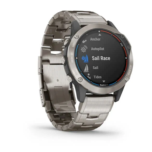 Garmin quatix 6 Titanium titaani ja titaanihihna, aktiivisuusranneke 010-02158-95 - Image 3