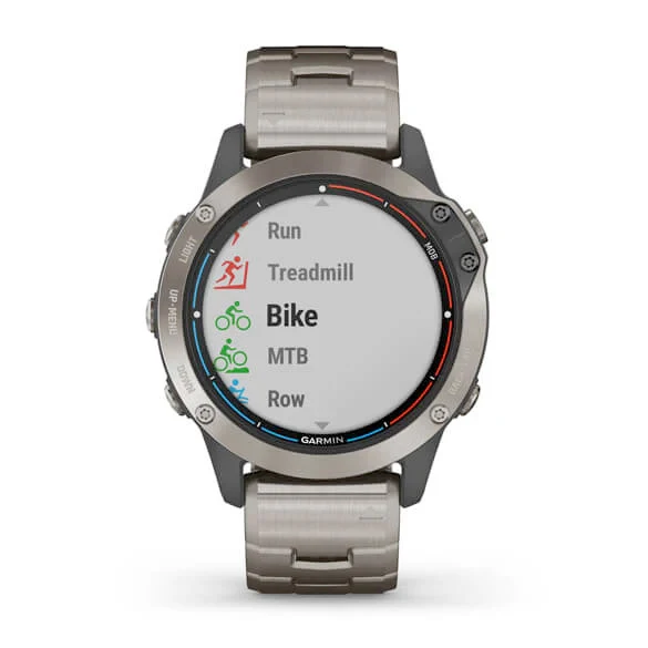 Garmin quatix 6 Titanium titaani ja titaanihihna, aktiivisuusranneke 010-02158-95 - Image 4