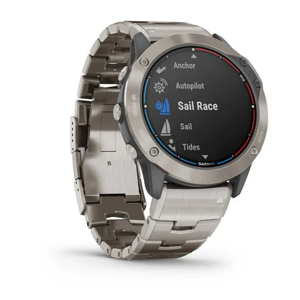 Garmin quatix 6x Solar titaani, aktiivisuusranneke 010-02157-31 - Image 4