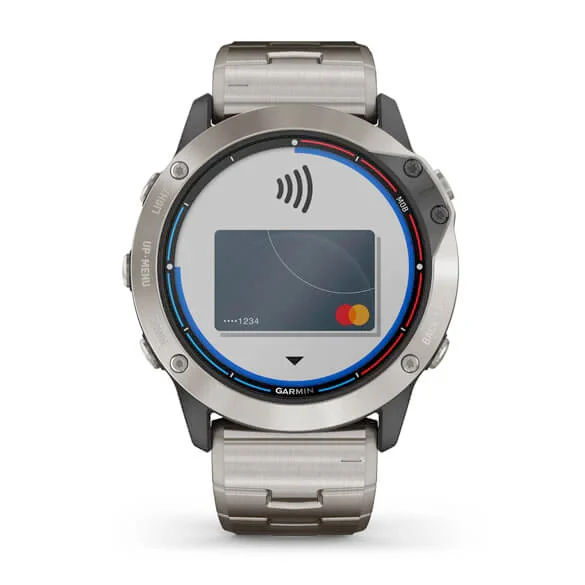 Garmin quatix 6x Solar titaani, aktiivisuusranneke 010-02157-31 - Image 7