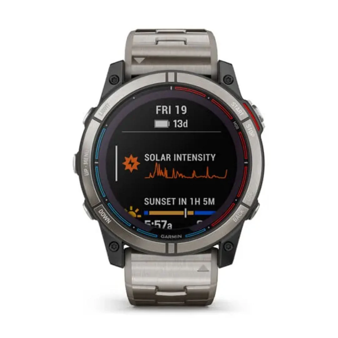 Garmin Quatix 7X Solar, titaani, GPS-monilajiälykello 010-02541-61 - Image 2