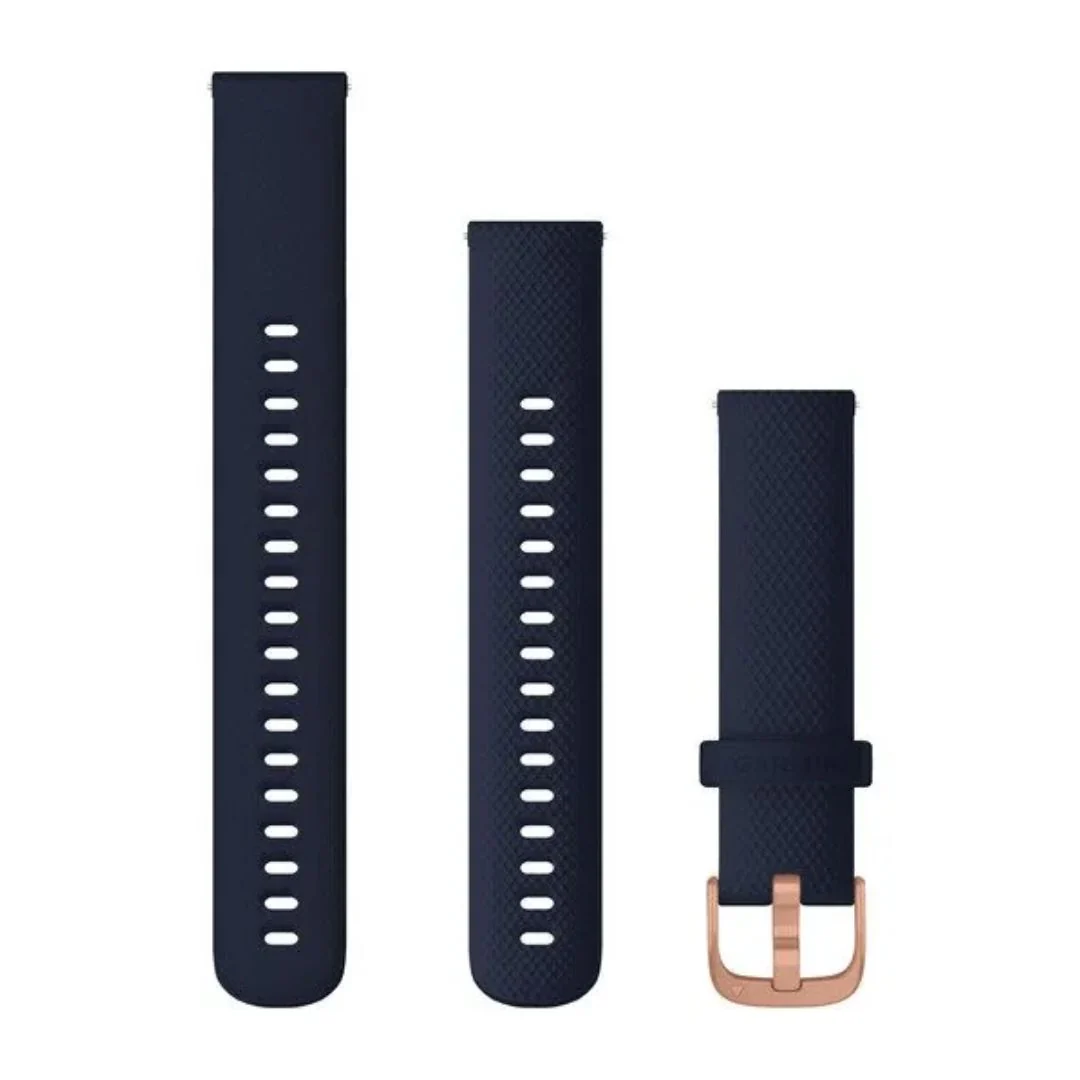 Garmin Quick release -silikoniranneke 18mm, pikakiinnitys, tummansininen, 010-12924-33