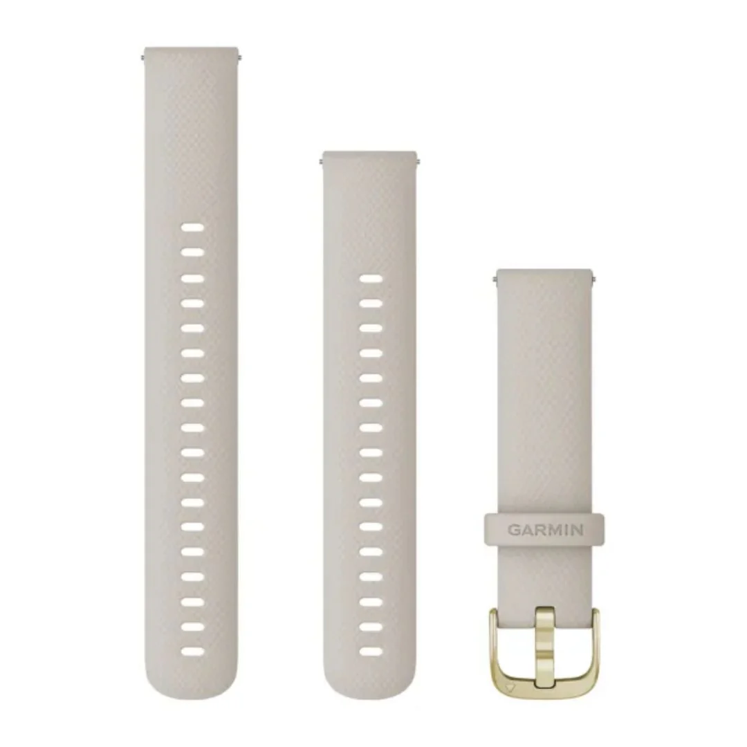Garmin Quick release -silikoniranneke 18mm, pikakiinnitys, vaalea hiekka, 010-12932-0D