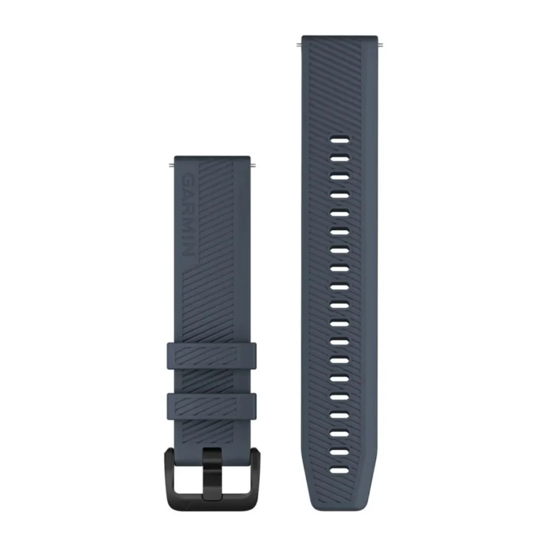 Garmin Quick release -silikoniranneke 20mm, pikakiinnitys, graniitinsininen, 010-13076-01