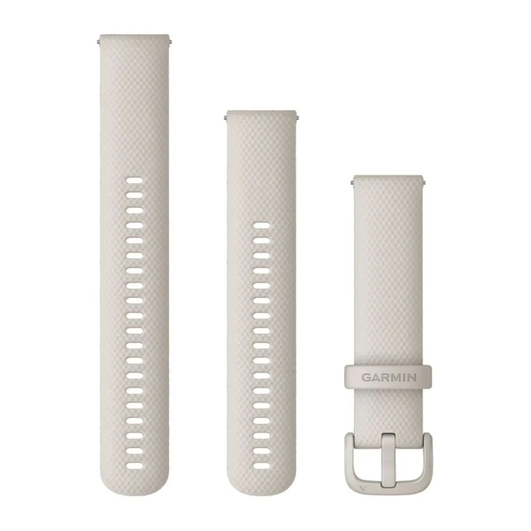 Garmin Quick release -silikoniranneke 20mm, pikakiinnitys, vaalea hiekka, 010-13021-04