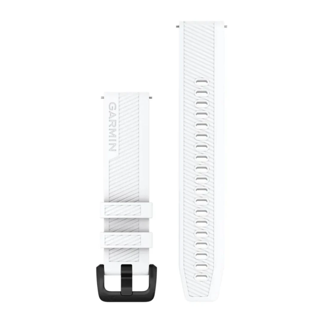 Garmin Quick release -silikoniranneke 20mm, pikakiinnitys, valkoinen, 010-13076-02