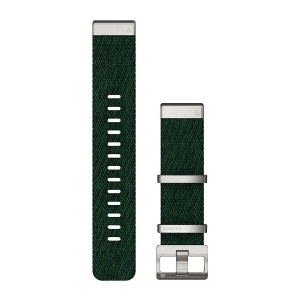 Garmin QuickFit 22mm ranneke, jakardikudottu männynvihreä nailon 010-13008-00