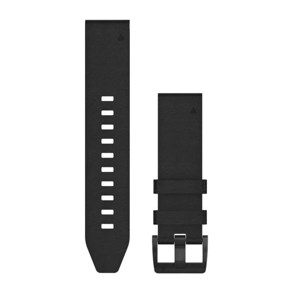 Garmin QuickFit 22mm ranneke, musta nahka 010-12740-01