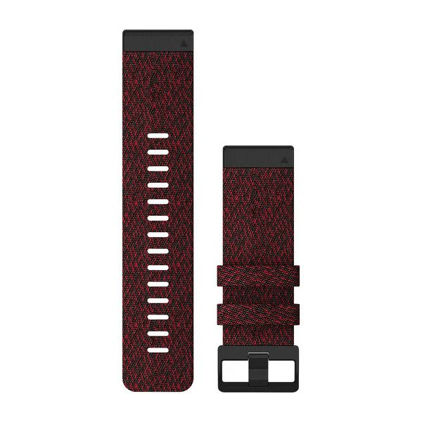 Garmin QuickFit 26mm ranneke, meleerattu punainen nailon 010-12864-06