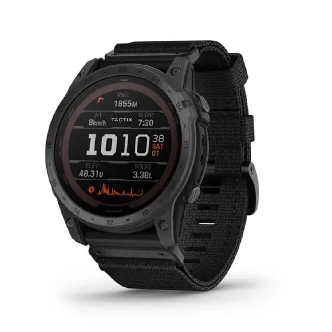 Garmin Tactix 7 Pro Ballistics Edition, musta titaani ja nailonranneke, 010-02704-21