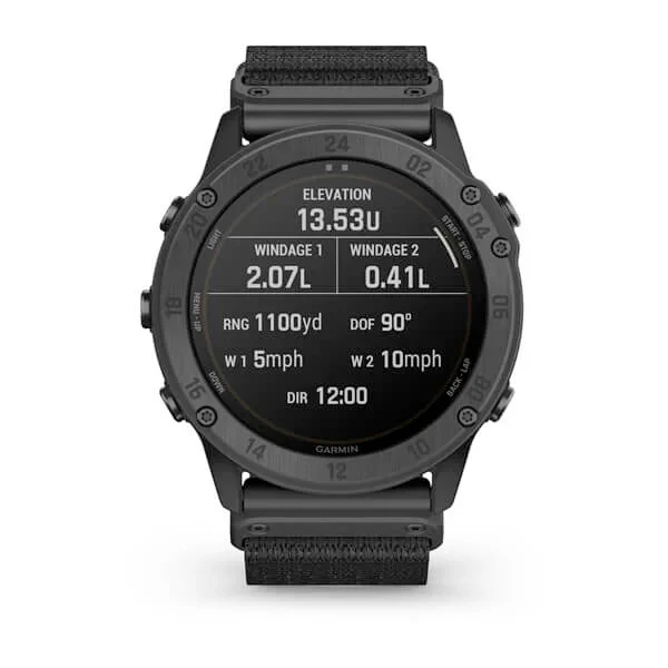 Garmin tactix Delta - Solar Edition with Ballistics 51 mm, aurinkolatausta tukeva taktinen GPS-kello 010-02357-51 - Image 9