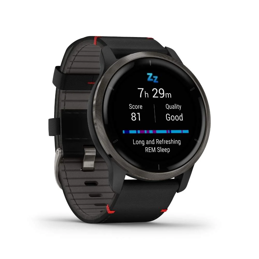 Garmin Venu 2 musta, Amoled GPS-älykello 010-02430-21 - Image 3
