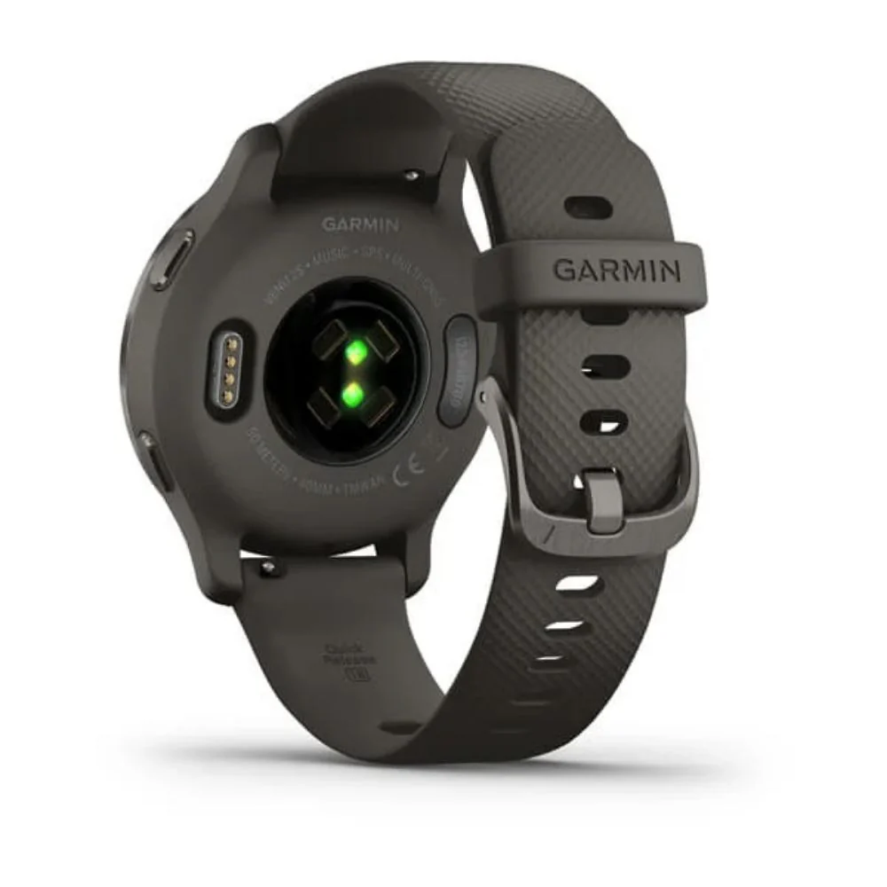 Garmin Venu 2S tummanharmaa, Amoled GPS-älykello 010-02429-10 - Image 4