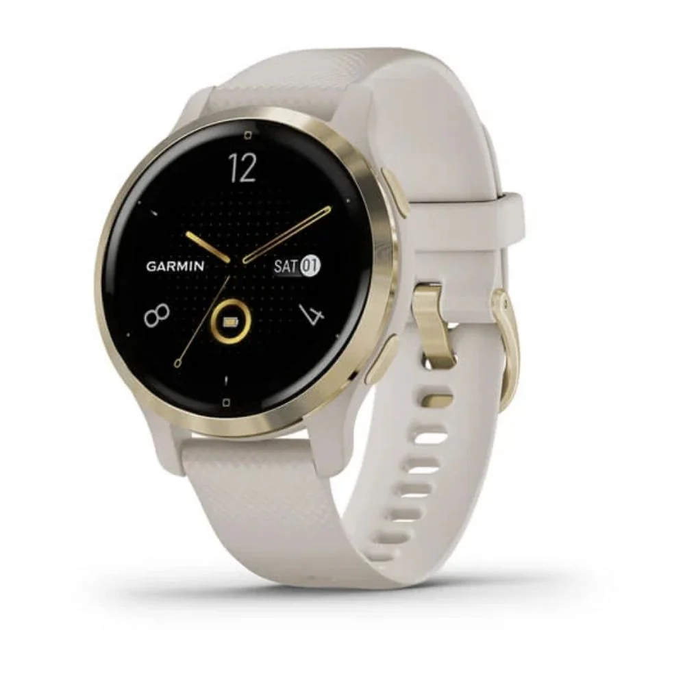 Garmin Venu 2S vaalea kulta, Amoled GPS-älykello 010-02429-11