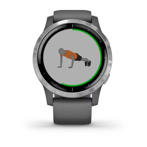 Garmin Vivoactive 4 harmaa ja hopea 45 mm, monilajiälykello 010-02174-02 - Image 5