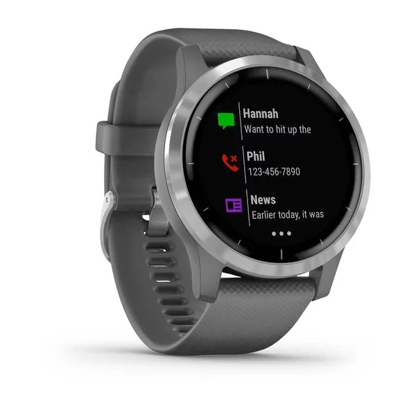 Garmin Vivoactive 4 harmaa ja hopea 45 mm, monilajiälykello 010-02174-02 - Image 7
