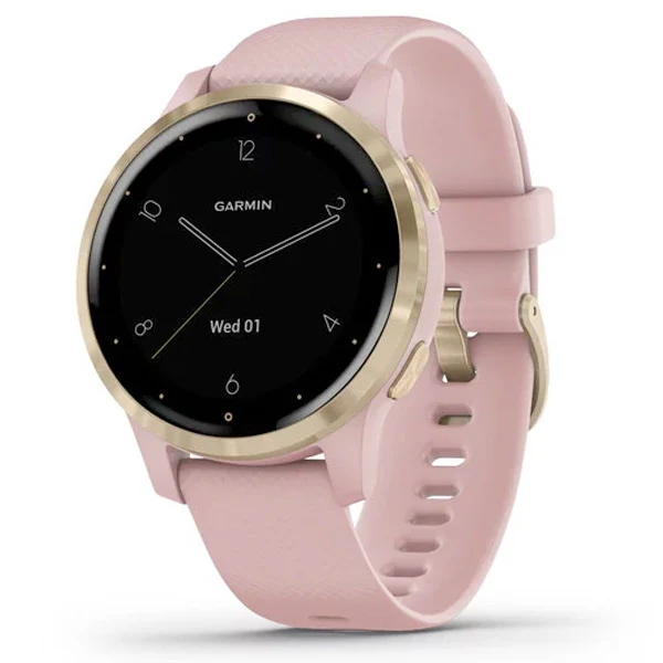 Garmin Vivoactive 4S uturuusu ja vaalea kulta 40 mm, monilajiälykello 010-02172-32