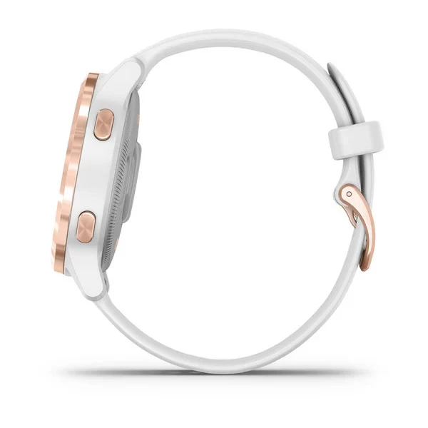 Garmin Vivoactive 4S valkoinen ja ruusukulta 40 mm, monilajiälykello 010-02172-22 - Image 6