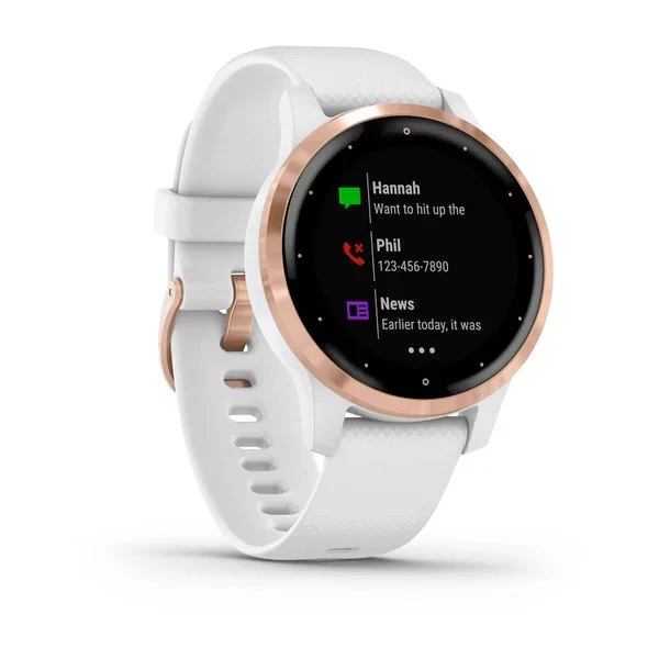 Garmin Vivoactive 4S valkoinen ja ruusukulta 40 mm, monilajiälykello 010-02172-22 - Image 7