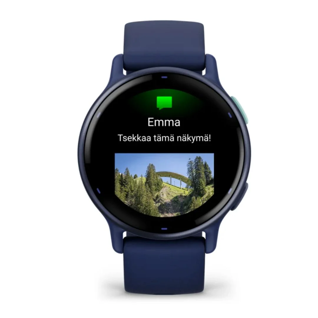 Garmin Vivoactive 5, tummansininen, 42 mm, Amoled monilajiälykello 010-02862-12 - Image 2