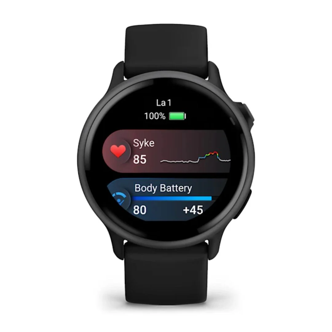 Garmin Vivoactive 6, tummanharmaa ja musta, 42 mm, Amoled monilajiälykello 010-02985-00 - Image 2