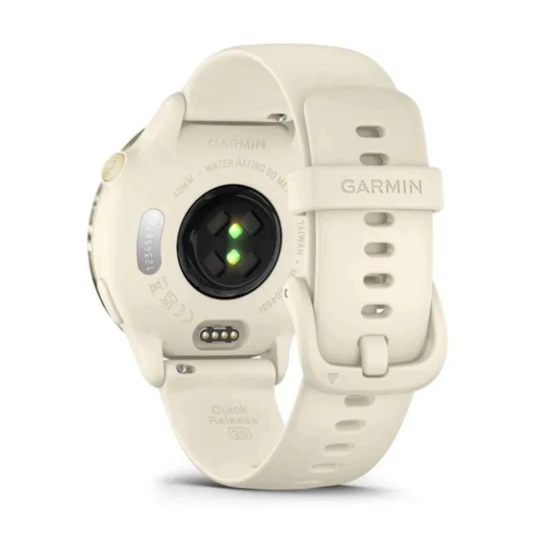 Garmin Vivoactive 6, vaalea kulta ja luunvärinen, 42 mm, Amoled monilajiälykello 010-02985-01 - Image 5
