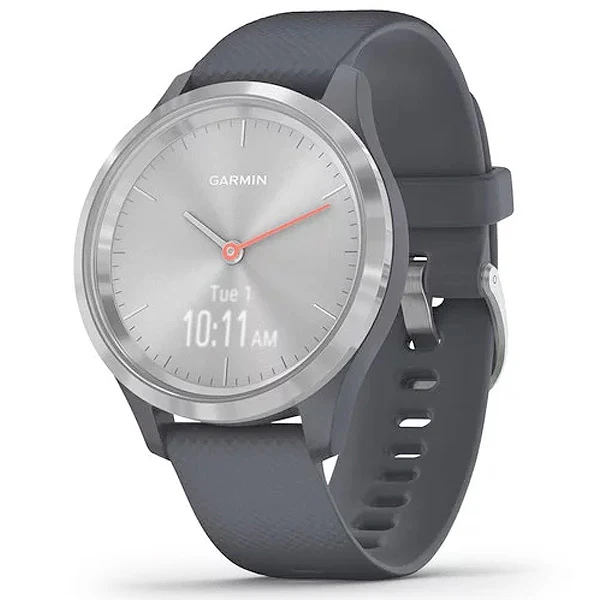 Garmin Vivomove 3S hopea ja graniitinsininen 39 mm, älykello 010-02238-00