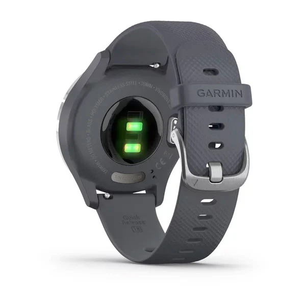 Garmin Vivomove 3S hopea ja graniitinsininen 39 mm, älykello 010-02238-00 - Image 6