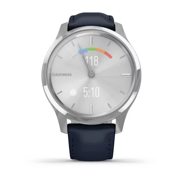 Garmin Vivomove Luxe hopea 42 mm, älykello 010-02241-00 - Image 5