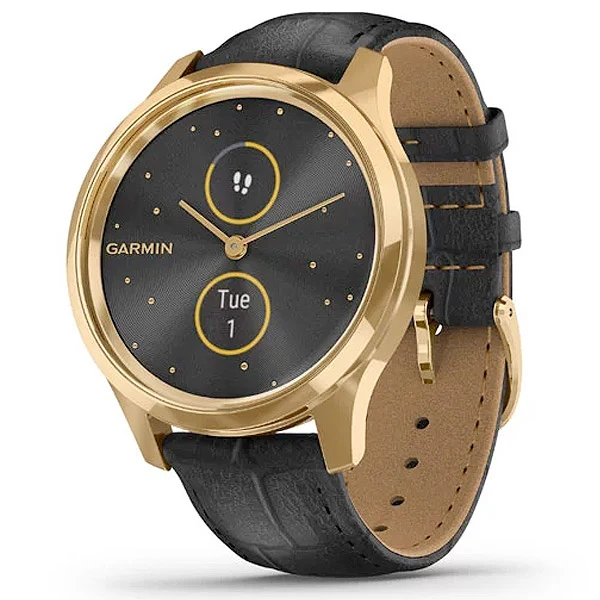 Garmin Vivomove Luxe keltakulta 42 mm, älykello 010-02241-02