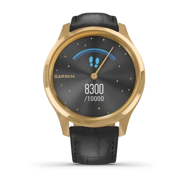Garmin Vivomove Luxe keltakulta 42 mm, älykello 010-02241-02 - Image 2