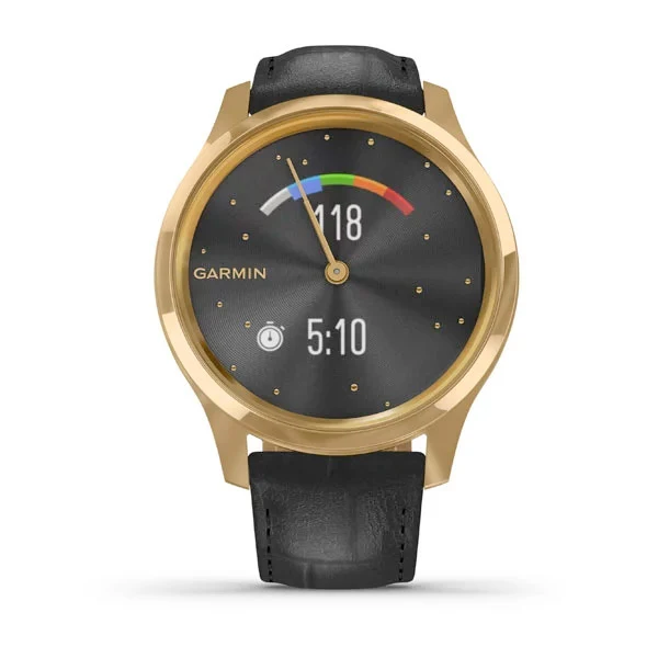 Garmin Vivomove Luxe keltakulta 42 mm, älykello 010-02241-02 - Image 5