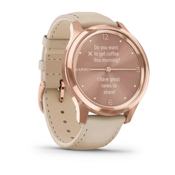 Garmin Vivomove Luxe ruusukulta 42 mm, älykello 010-02241-01 - Image 5