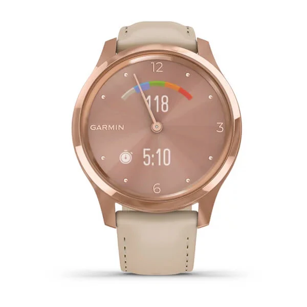 Garmin Vivomove Luxe ruusukulta 42 mm, älykello 010-02241-01 - Image 6