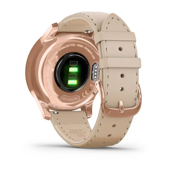 Garmin Vivomove Luxe ruusukulta 42 mm, älykello 010-02241-01 - Image 8