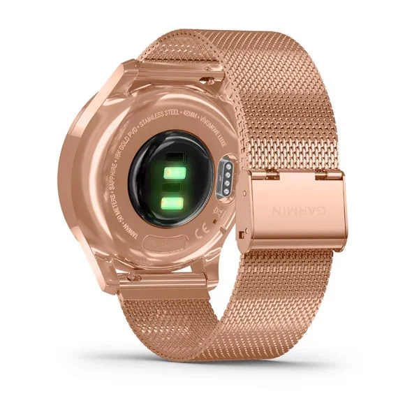 Garmin Vivomove Luxe ruusukulta 42 mm, älykello 010-02241-04 - Image 8