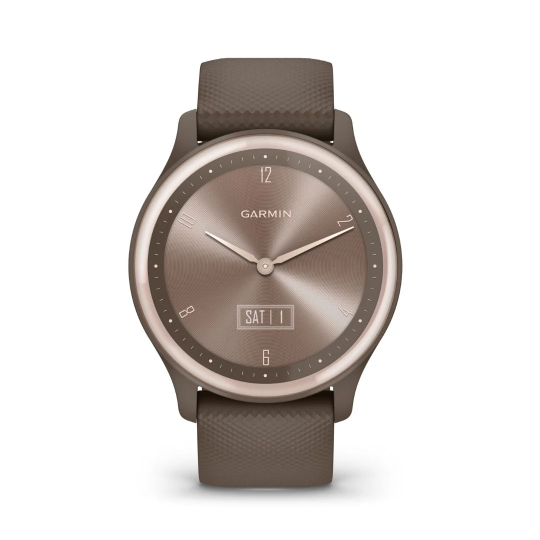 Garmin Vivomove Sport kaakao ja persikkakulta hybridiälykello 010-02566-02 - Image 2