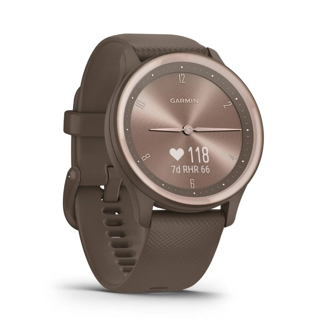 Garmin Vivomove Sport kaakao ja persikkakulta hybridiälykello 010-02566-02 - Image 3