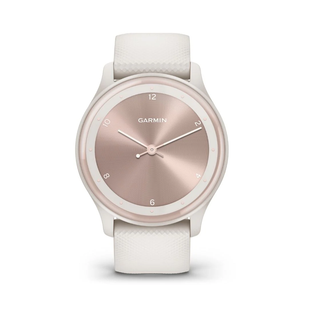 Garmin Vivomove Sport persikkakulta ja vaalea hybridiälykello 010-02566-01 - Image 2